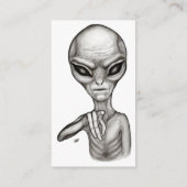 Schlechte Alien, Sie sind als Nächstes dran! Visitenkarte (Rückseite)