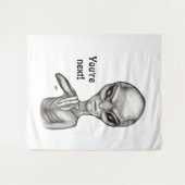 Schlechte Alien, Sie sind als Nächstes dran! Wandteppich (Vorderseite (Horizontal))