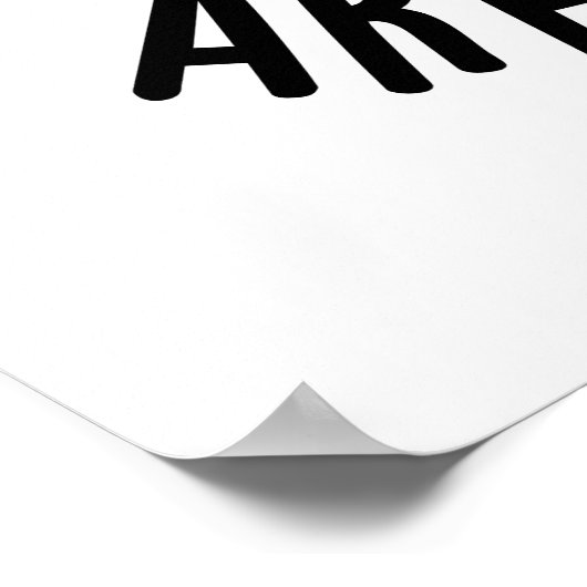 Schlechte Avocado-Punnen sind die Pits Funny Fruit Poster (Ecke)