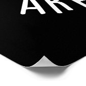 Schlechte Avocado Puns sind die Gruben Früchte Pun Poster (Ecke)