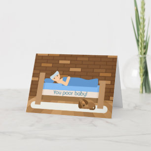 SCHLECHTE BABY GET-WELL-KARTE DANKESKARTE