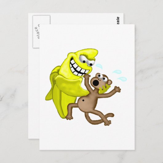 schlechte Banane Postkarte (Vorne/Hinten)