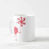 Schlechte Blumen-Wanze Kaffeetasse (Vorderseite Links)