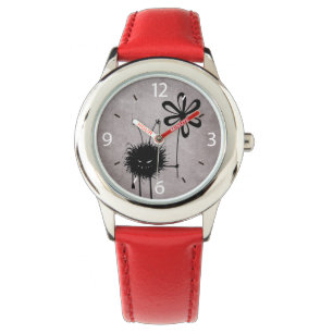Schlechte Blumen-Wanze Vintag Armbanduhr