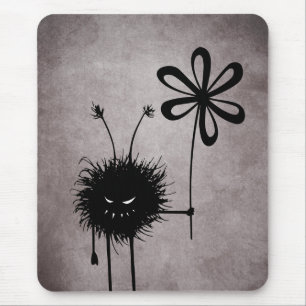 Schlechte Blumen-Wanze Vintages Mousepad