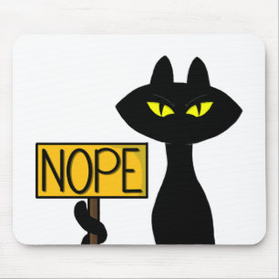Schlechte Boogie -Die Katze- "NEIN" lustige Maus P Mousepad