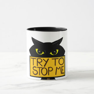 Schlechte Boogie -Die Katze- "Versuche es" lustige Tasse