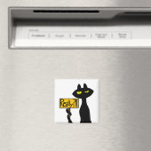 Schlechte Boogie - Die Katze - "wirklich?!!" lusti Magnet (In Situ (Geschirrspüler))