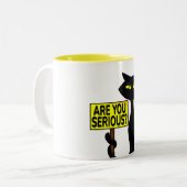 Schlechte Boogie Lustige Tasse - Bist du ernsthaft (Vorderseite Links)