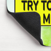 Schlechte Boogie Lustiger Versuch, mich aufzuhalte Mousepad (Ecke)