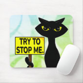 Schlechte Boogie Lustiger Versuch, mich aufzuhalte Mousepad (Mit Mouse)