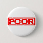 Schlechte Briefmarke Button (Vorderseite)