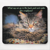 Schlechte Cat-Abholleitungen #2 Mousepad (Vorne)
