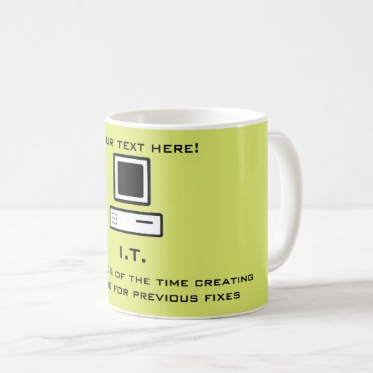 schlechte Computerwissenschaft Kaffeetasse (VorderseiteRechts)