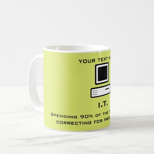 schlechte Computerwissenschaft Kaffeetasse (Vorderseite Links)