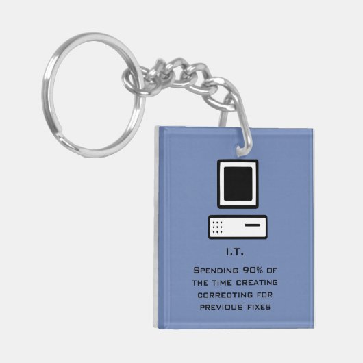 schlechte Computerwissenschaft Schlüsselanhänger (Vorderseite links)