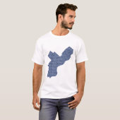 Schlechte Dinge geschehen in Philadelphia: Kartenf T-Shirt (Vorne ganz)