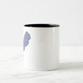 Schlechte Dinge geschehen in Philadelphia: Kartenf Zweifarbige Tasse (Mittel)