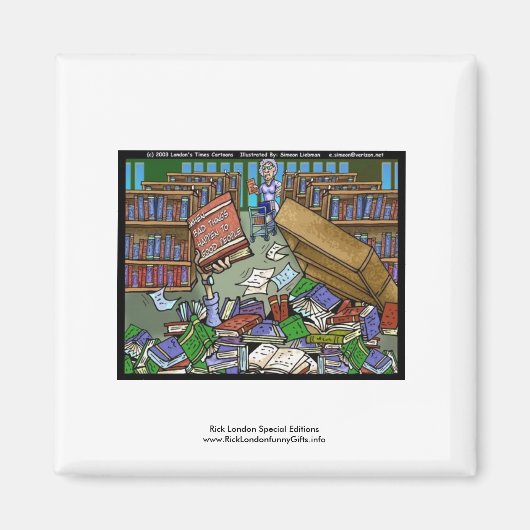 Schlechte Dinge passieren 2 Gute Leute Funny Magne Magnet (Vorne)