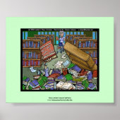 Schlechte Dinge passieren 2 Gute Leute Funny Poste Poster (Vorne)