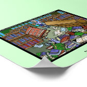 Schlechte Dinge passieren 2 Gute Leute Funny Poste Poster (Ecke)