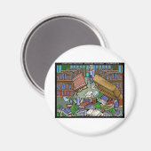 Schlechte Dinge passieren 2 gute Leute Spaß Gesche Magnet (Vorderseite/Rückseite)