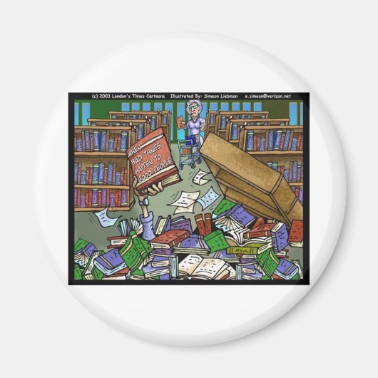 Schlechte Dinge passieren 2 gute Leute Spaß Gesche Magnet (Vorne)