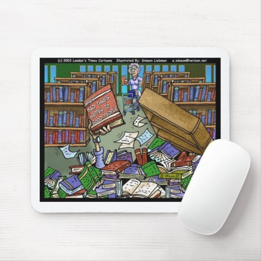 Schlechte Dinge passieren 2 gute Leute Spaß Gesche Mousepad (Mit Mouse)
