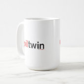 schlechte DoppelTasse Kaffeetasse (Vorderseite Links)