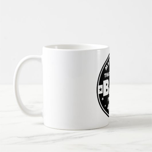 Schlechte Einflusstante Kaffeetasse (Links)