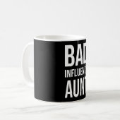 Schlechte Einflusstante Kaffeetasse (Vorderseite Links)