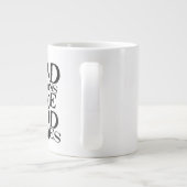 Schlechte Entscheidungen machen gute Geschichten Jumbo-Tasse (Rückseite)