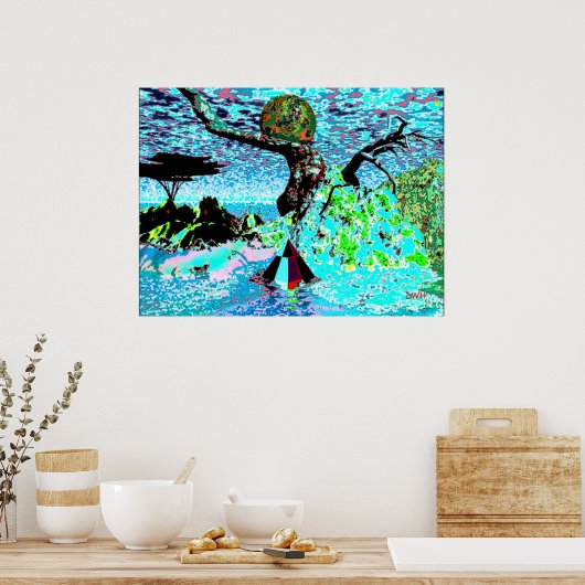 schlechte Fahrt Poster (Küche)