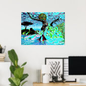 schlechte Fahrt Poster (Heimbüro)