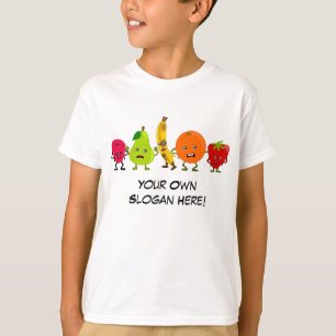 Schlechte Frucht-Gruppe mit kundengerechtem Slogan T-Shirt