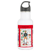 Schlechte Geschöpfe Edelstahlflasche (Vorderseite)