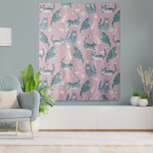 Schlechte graue Katzen klopfen über das Muster