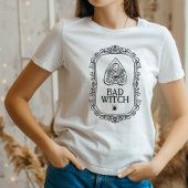 Schlechte Hexerei Typografie Funky Halloween T-Shirt