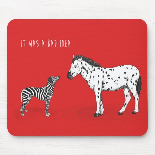 Schlechte Idee Mousepad (Vorne)