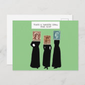 schlechte Ideen Postkarte (Vorne/Hinten)