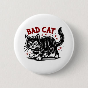 Schlechte Katze Button