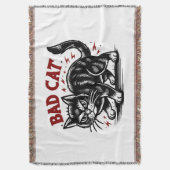 Schlechte Katze Decke (Vorderseite Vertikal)