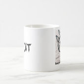 Schlechte Katze Kaffeetasse (Mittel)