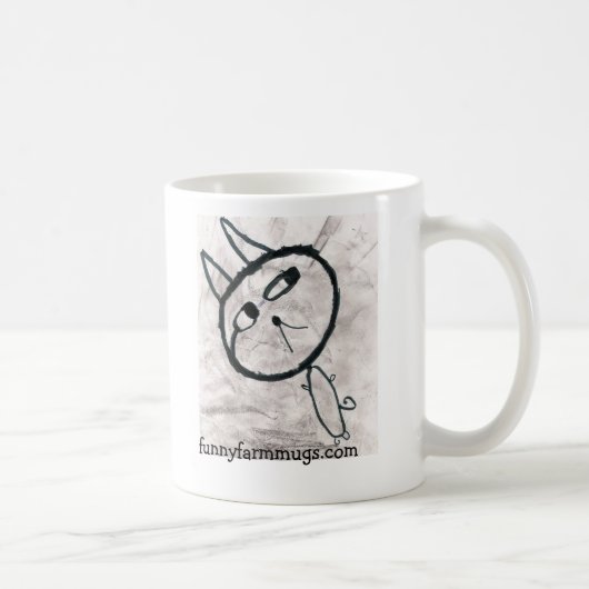 Schlechte Katze Kaffeetasse (Rechts)
