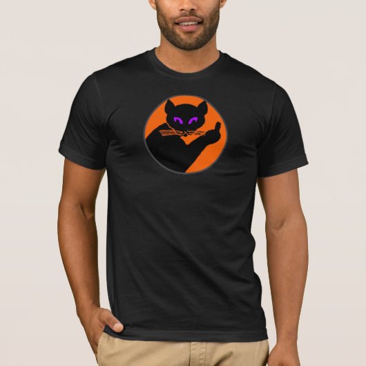 Schlechte Katze T-Shirt (Vorderseite)