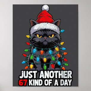 Schlechte Katze Weihnachtslichter Bah Humbug 6 7 M Poster
