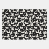 Schlechte Katzen klopfen über das Muster Geschenkpapier Set (Vorderseite 3)