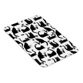 Schlechte Katzen klopfen über Magnet (Rechte Seite)