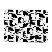 Schlechte Katzen klopfen über Magnet (Horizontal)