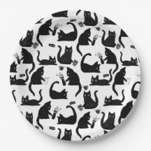 Schlechte Katzen klopfen über